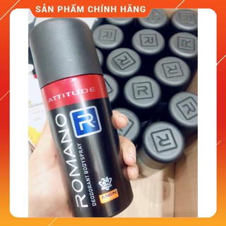 Xịt khử mùi toàn thân Romano