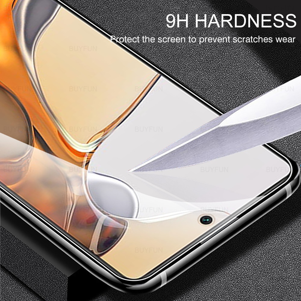 Set 3 Kính Cường Lực 1000D Bảo Vệ Màn Hình Cho Xiaomi 11T Pro Mi11t Mi 11 Lite 5G NE Mi11 T 11lite 11tpro