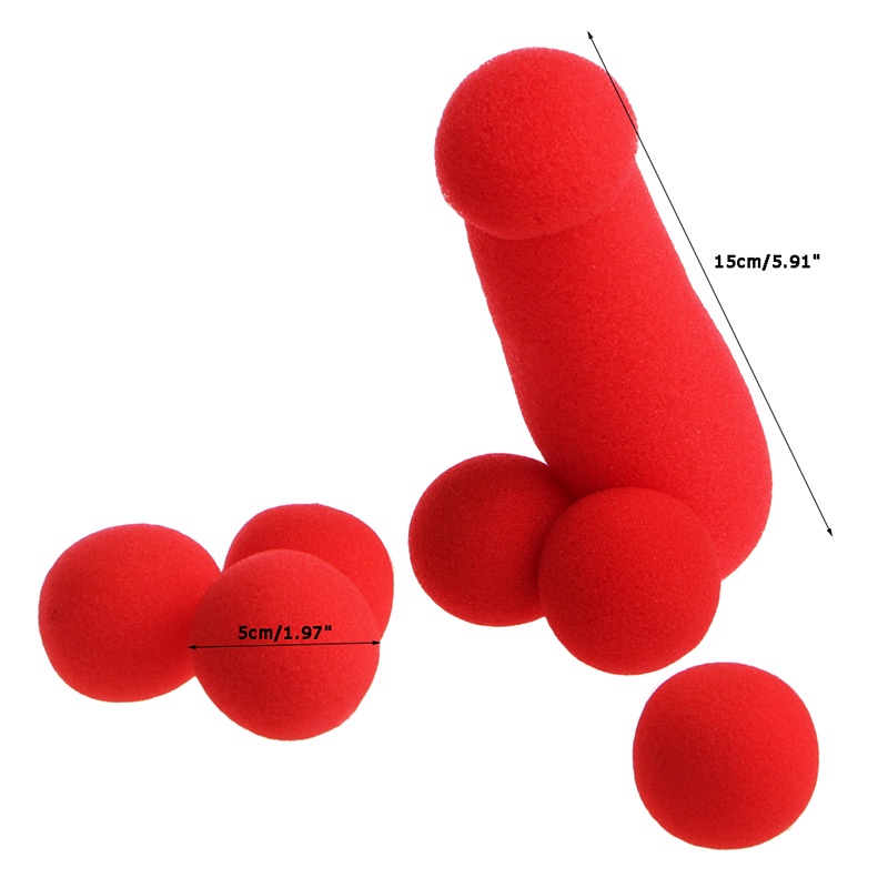 Set 4 Quả Bóng Xốp Làm Ảo Thuật Vui Nhộn