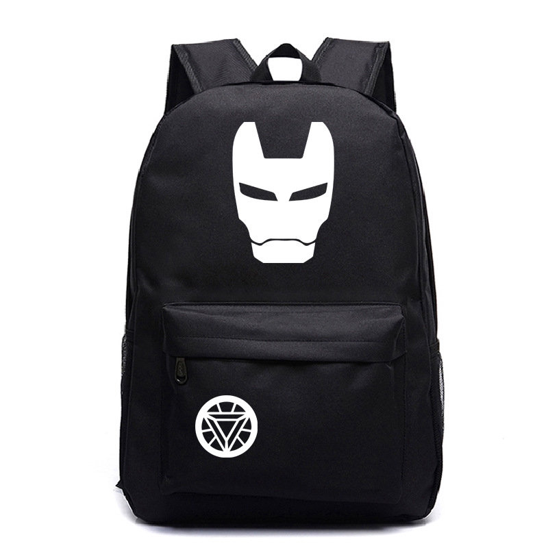 Kid's School Bag Avengers Student Backpack Marvel Kid's Character Backpack School Bag  Leisure Travel Bag