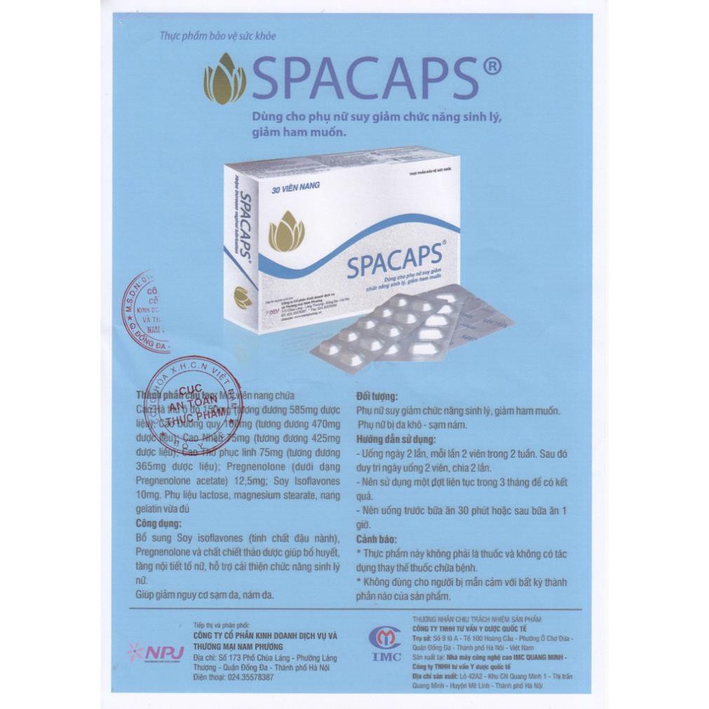 Spacaps - Hỗ Trợ Tăng Tiết Dịch Nhờn