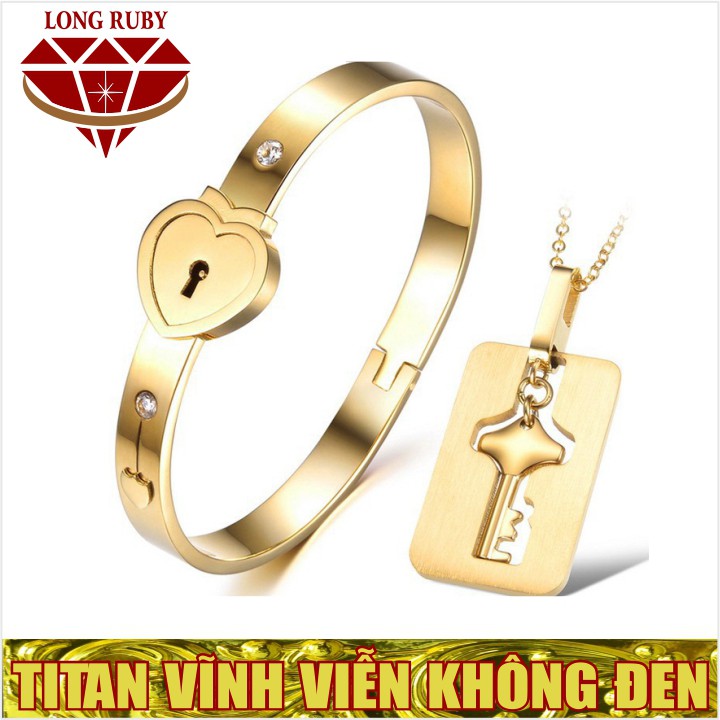 [Mã FAMAYFA giảm 10K đơn 50K] VÒNG TAY CAO CẤP Ổ KHÓA DÂY CHUYỀN CHÌA KHÓA KHÔNG ĐEN | BigBuy360 - bigbuy360.vn