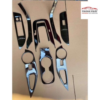 Toyota Cross, Ốp nội thất Titan Toyota Corolla Cross 2020 2021 2022 2023 2024 Cao cấp full bộ 9 chi tiết