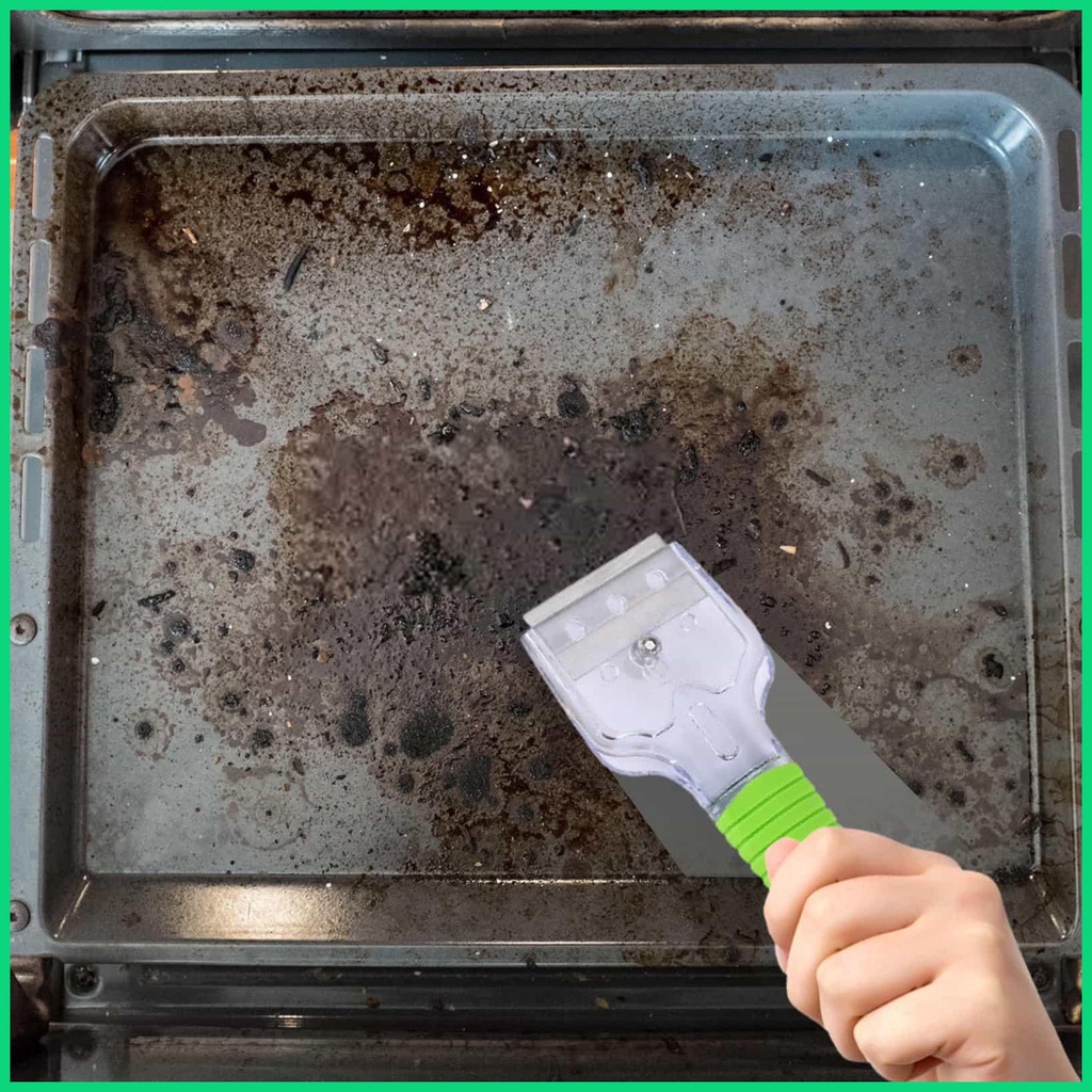 Dụng Cụ Cạo Sơn Tường Với 4 Lưỡi Dao Bằng Kim Loại Chuyên Dụng Cho Kính Chắn Gió