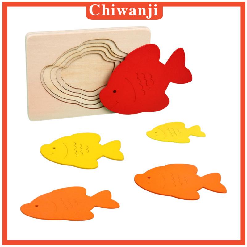 Đồ Chơi Xếp Hình Động Vật Bằng Gỗ Dành Cho Trẻ Em