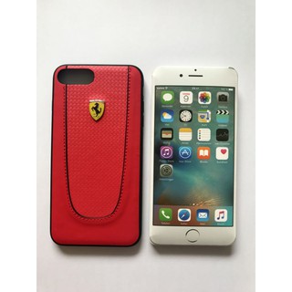Ốp Lưng Iphone 6Plus,7Plus, 8 Plus, Ferrari - Đỏ
