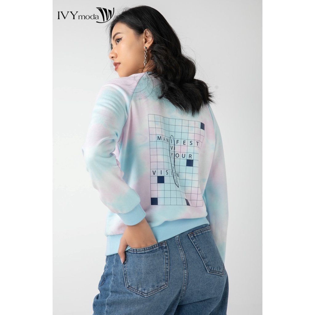 Áo Sweater nữ loang màu IVY moda MS 58B9093