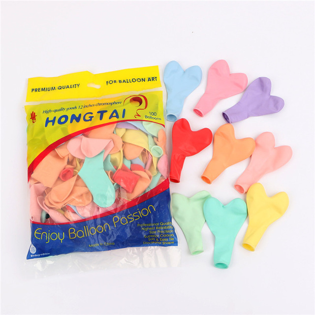 Set 10 Bóng Bay Hình Trái Tim Trang Trí Tiệc Cưới