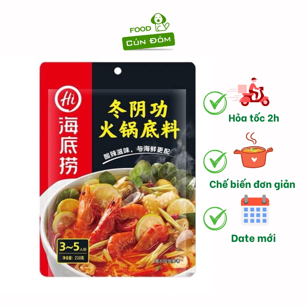 Cốt lẩu vị Thái Tomyum Haidilao chính hãng