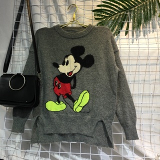 Áo len lông mickey