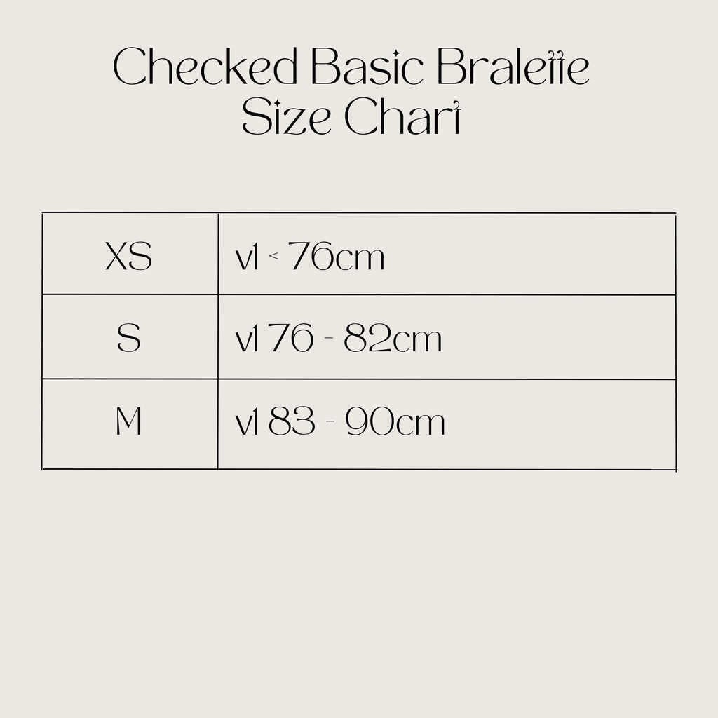 Áo nữ kẻ ô Splassshy Checked Basic Bralette
