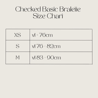 Áo nữ kẻ ô Splassshy Checked Basic Bralette