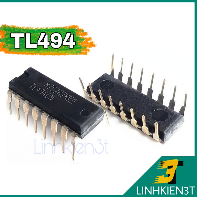 IC số TL494 TL494CN DIP- 16 chính hãng