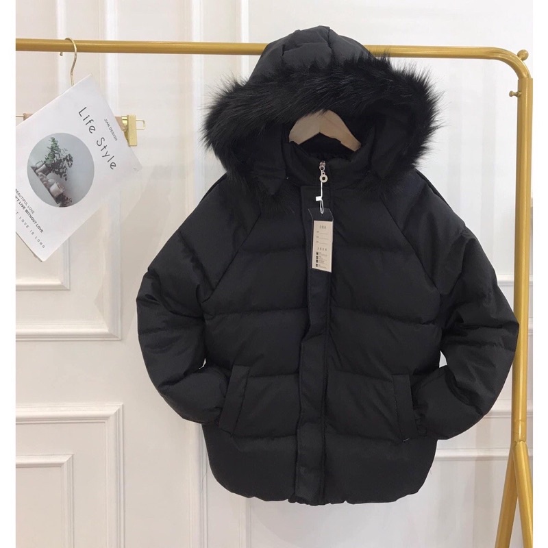 Áo phao nữ có mũ quảng châu🌨PISHOP🌨 Áo khoác nữ 3 lớp siêu nhẹ | BigBuy360 - bigbuy360.vn