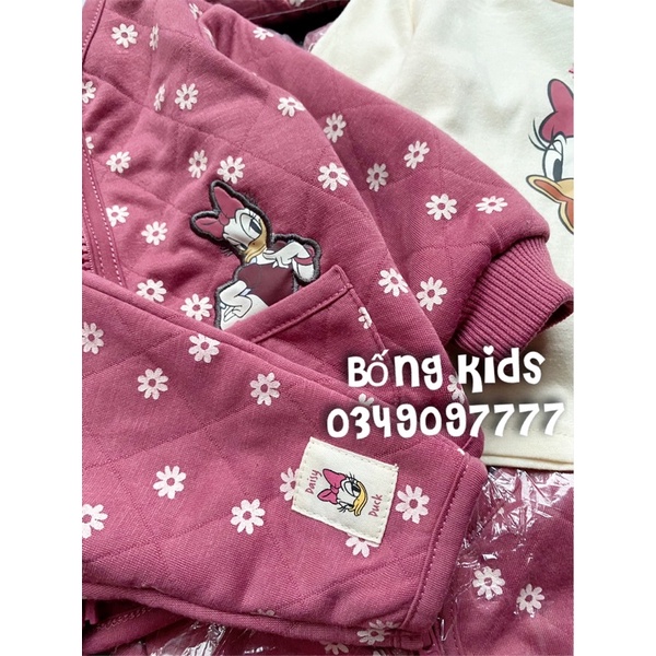 Bộ 3 Món Bé Gái Vịt Donal Hồng Tím PR