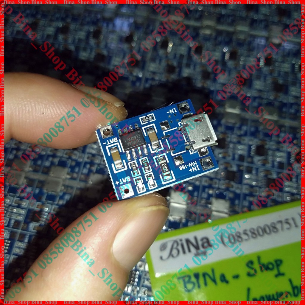 [10 cái] Mạch sạc pin 1S 3.7V-4.2V TP4056/TC4056A bản thường