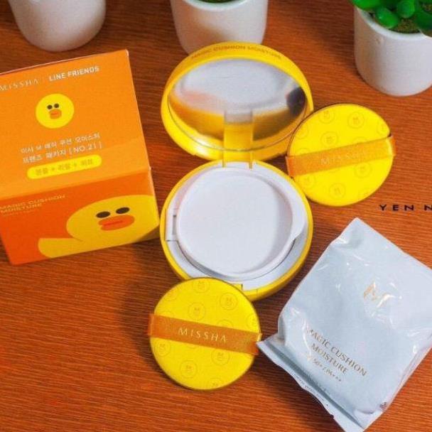 Phấn Nước Cushion Missha phiên bản Gấu Vịt Kèm Lõi Auth Korea