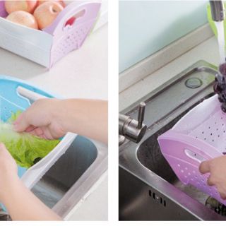 [ Rẻ & Bền ] Rổ Xếp Gọn Đa Năng