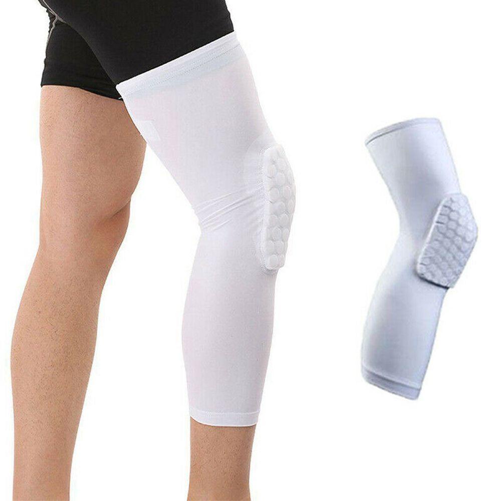 Miếng Đệm Bảo Vệ Đầu Gối Bằng Vải Lycra Co Giãn Thoáng Khí Chống Trượt Nhiều Màu Sắc Dùng Trong Thể Thao