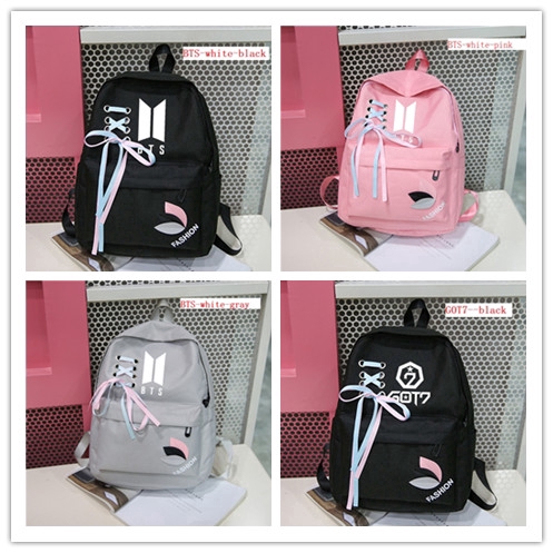 twice Bts Exo KPop Got7  monsta Xbackpack bags bagpacks woman school ready BaLôDuLịch Ba Lô Du Lịch Túi du lịch