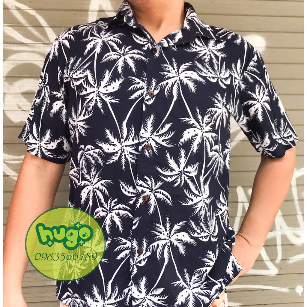 Áo hoa quả 🌈FREESHIP🌈 Áo sơ mi đi biển nam nữ chất lanh thoáng mát, phom rộng nhiều màu  - Hugo Shop | BigBuy360 - bigbuy360.vn