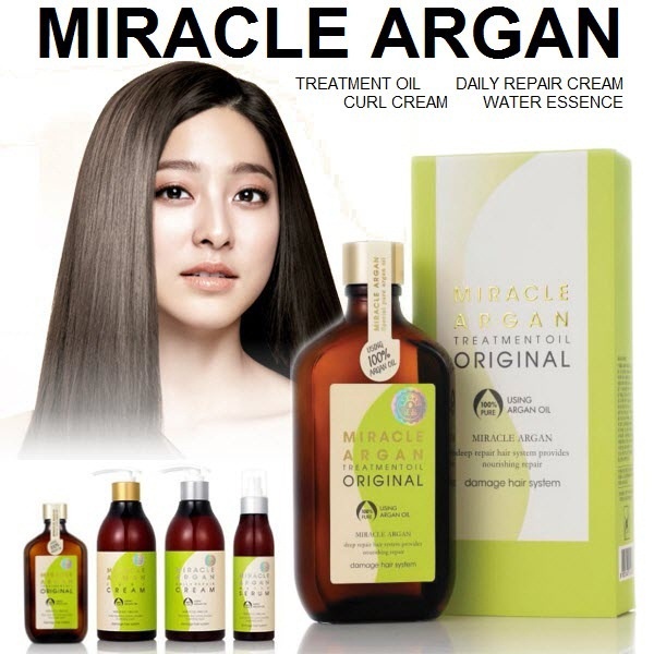 Tinh dầu dưỡng tóc argan oil Mugen Merit Miracle phục hồi hư tổn Hàn Quốc 100ml