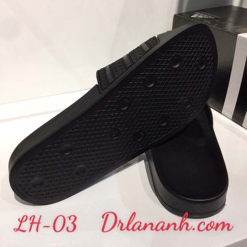 DÉP BÁNH MÌ 3 SỌC ĐEN