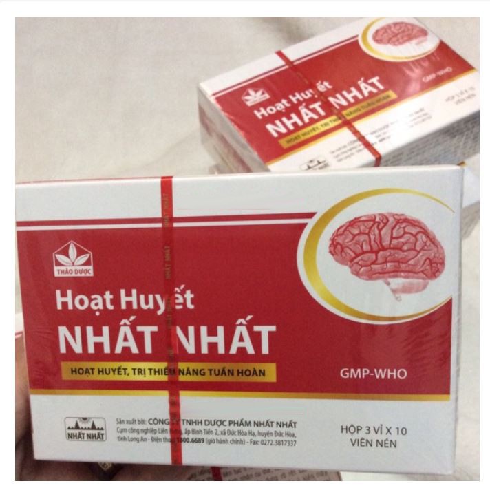 Hoạt huyết nhất nhất hỗ trợ cho người thiểu năng tuần hoàn máu, ngừa tai biến, đột quỵ, hộp 30 viên, top1pharmacy | BigBuy360 - bigbuy360.vn