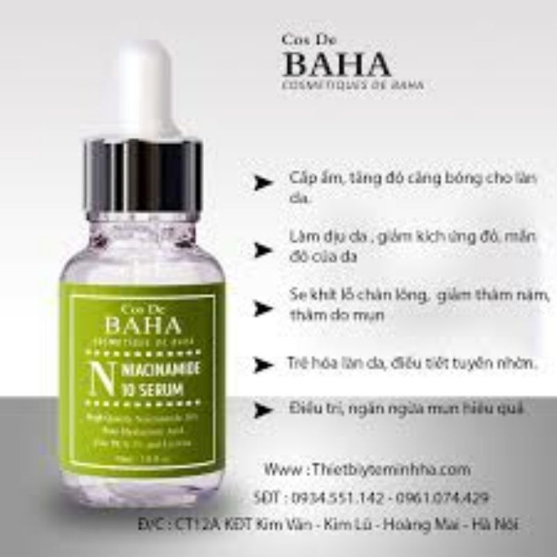 Serum Baha giảm mụn, mờ thâm, mờ nám, dưỡng da Baha hàn quốc chính hãng - Út store