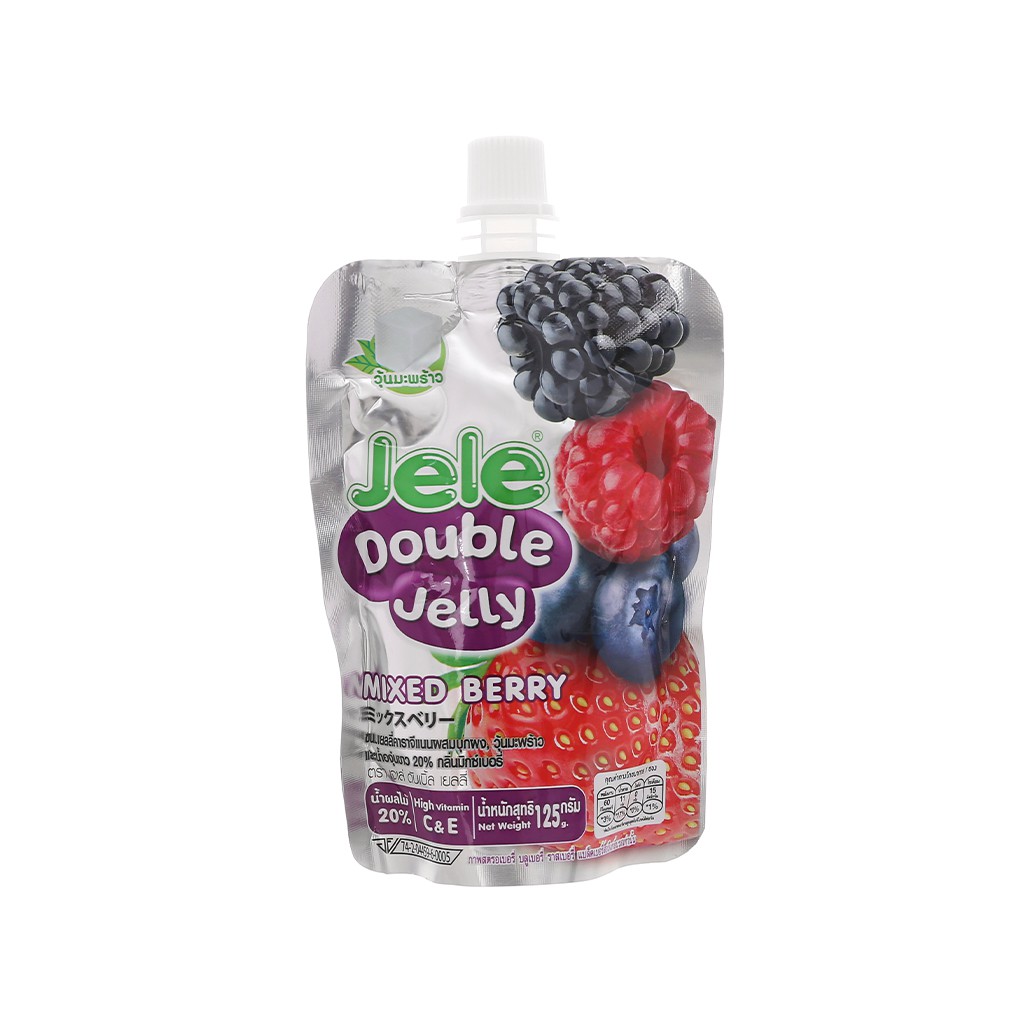 Nước Trái Cây Jele Double Berry Gói 125G - Nhập Thái Lan