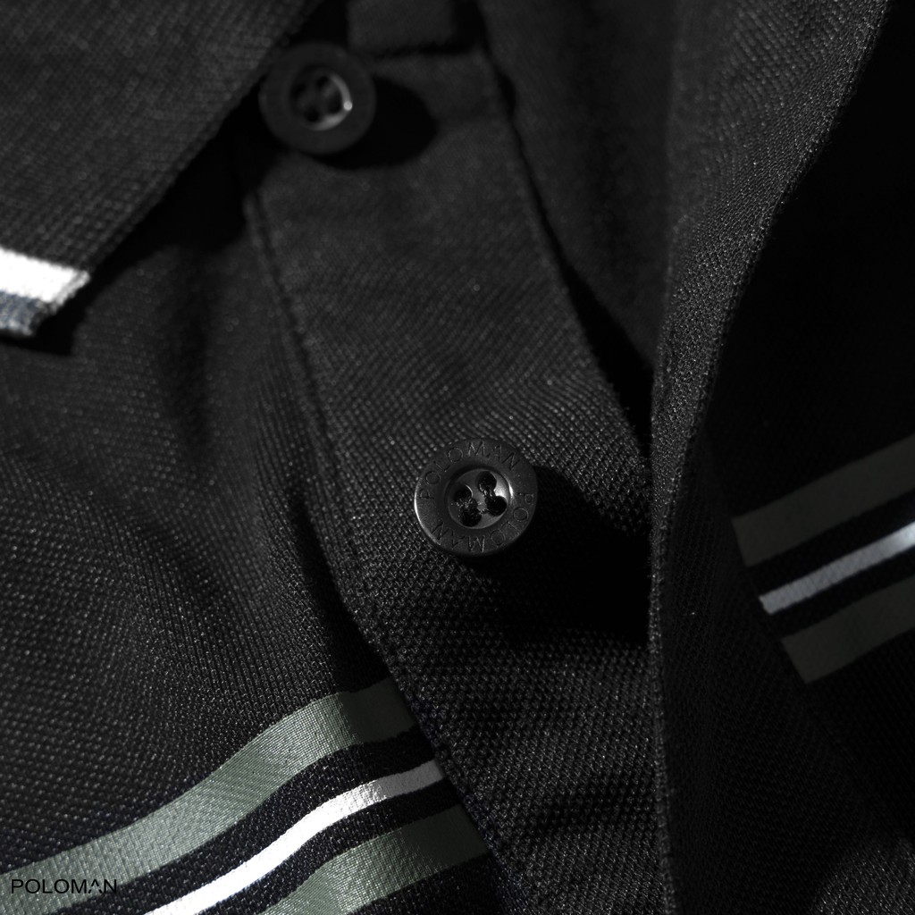 Áo thun Polo nam  IKUN in họa tiết chất vải Cá Sấu Cotton xuất xịn,chuẩn form,trẻ trung, năng động - POLOMAN