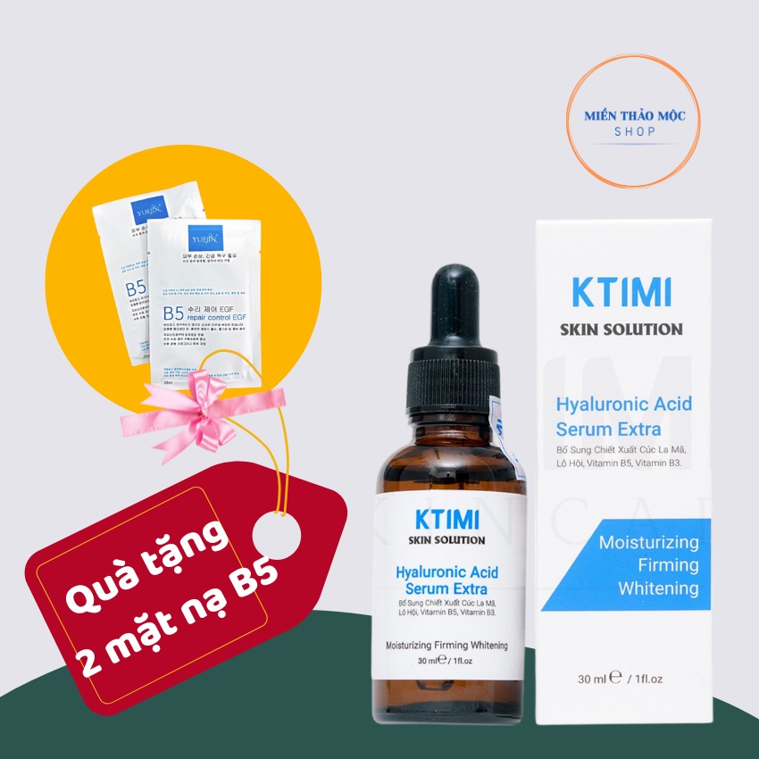 KTIMI HYALURONIC ACID SERUM EXTRA - Serum cấp ẩm Ktimi căng mịn da
