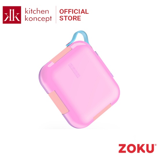 Bộ Hộp Đựng Cơm Bento 5 Món Zoku - Hồng/Xanh