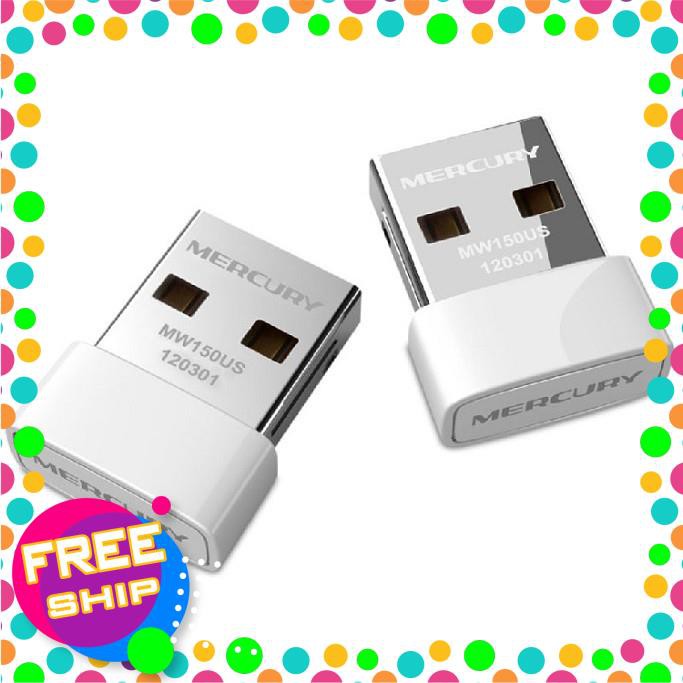 USB Wifi thu sóng mini không dây Mercury, máy thu sóng đa năng  tốc độ 150Mbps | BigBuy360 - bigbuy360.vn