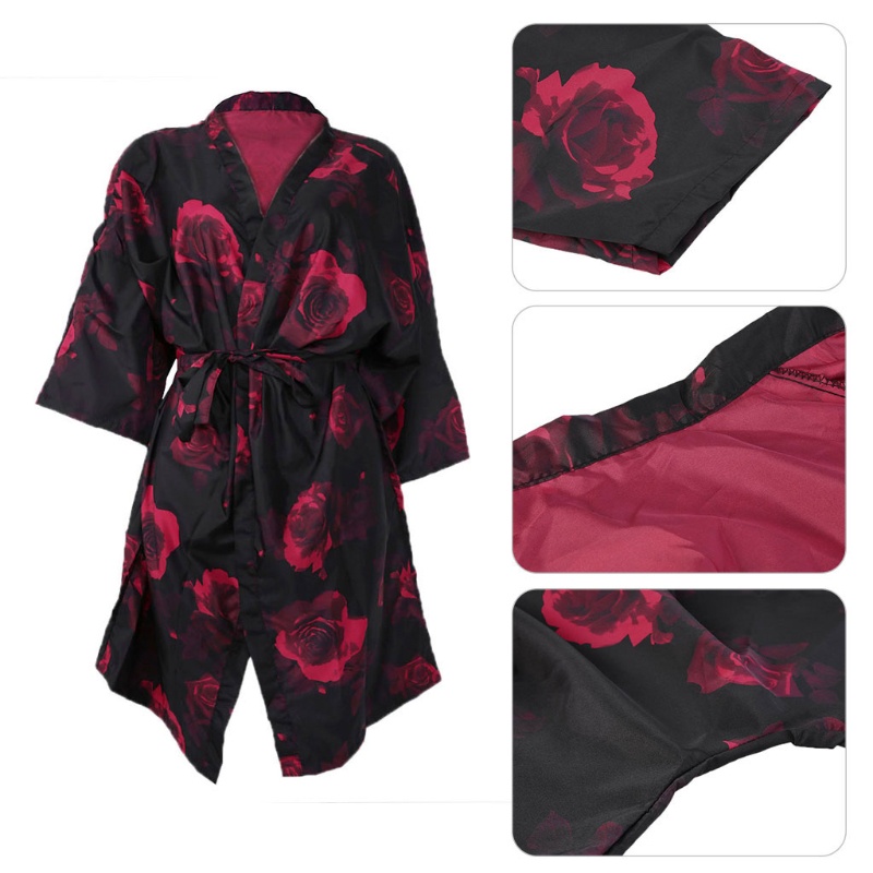 Áo Choàng Cắt Tóc Chống Thấm Nước Chống Tĩnh Điện In Họa Tiết Thời Trang YOUYO