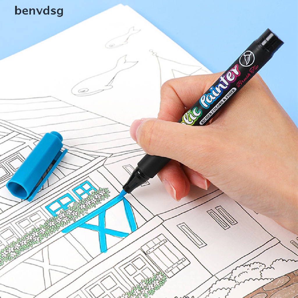 12 / 24 / 36 Bút dạ vẽ phác thảo màu acrylic