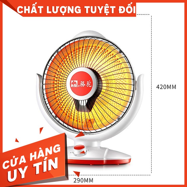 RE0346 Quạt Sưởi Camel H2 600W - Đèn Sưởi Văn Phòng Mini.
