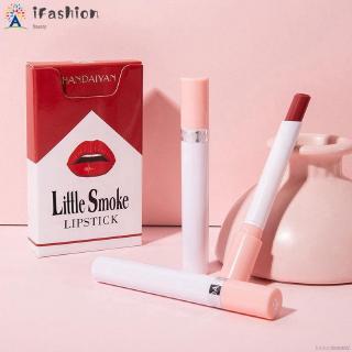 Set 4 son lì màu nhung mềm mịn lâu trôi hình điếu thuốc HANDAIYAN