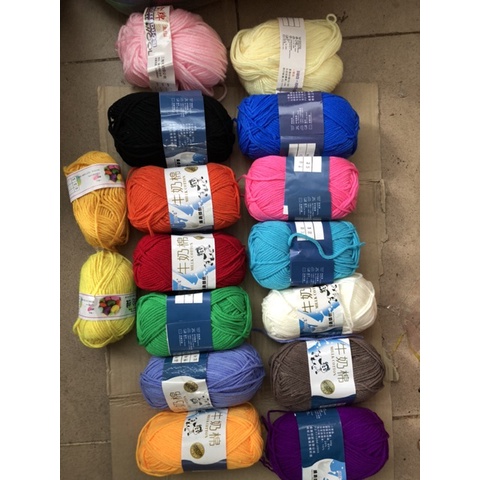 Len màu , len cuộn , len Đan các màu