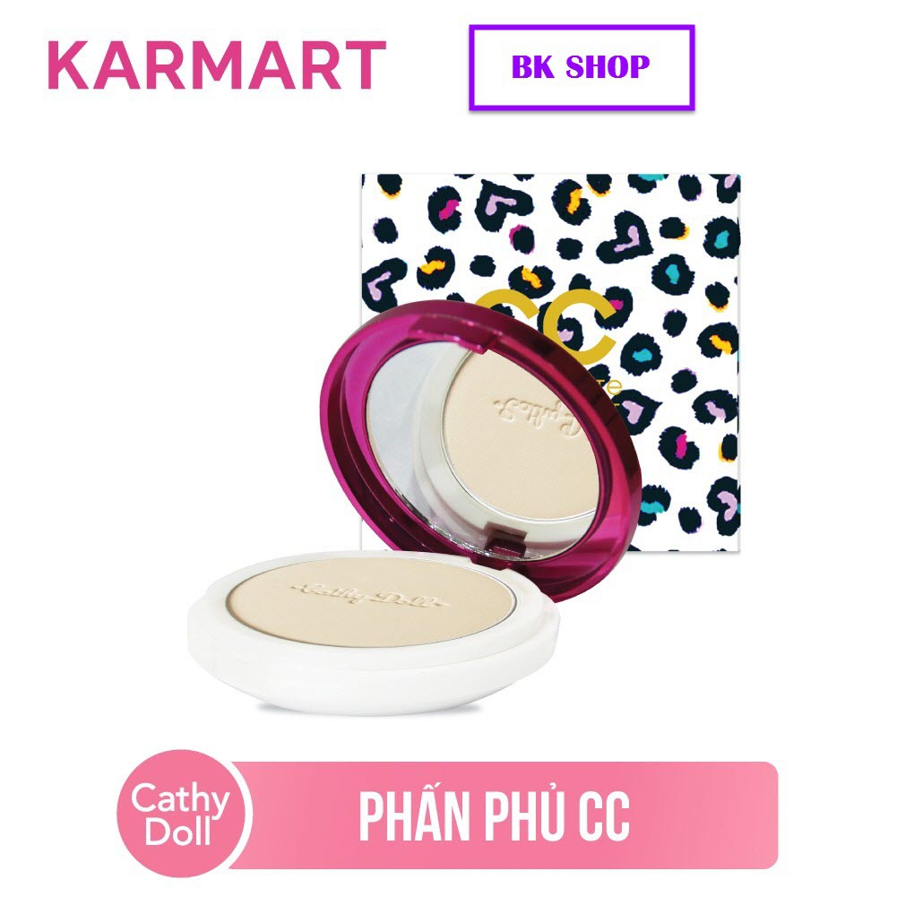 [Date 2024 - Mẫu Mới] Phấn Phủ Kiềm Dầu Chống Nắng  Cathy Doll Speed White CC Powder 12g