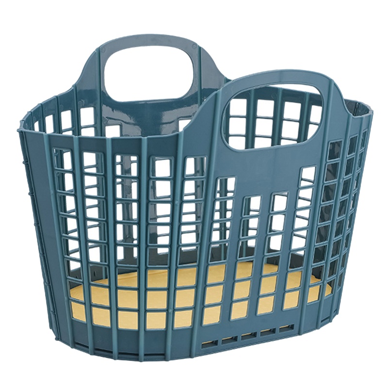 Giỏ Đựng Đồ Dùng Có Tay Cầm Thiết Kế Đục Lỗ Tiện Dụng Cho Nhà Tắm