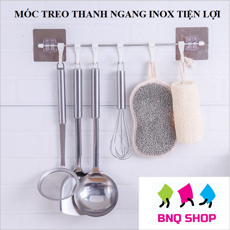 Thanh treo đồ inox chịu lực dán tường, tủ quần áo, nhà bếp - GD263-MTSC-ThanhINOX