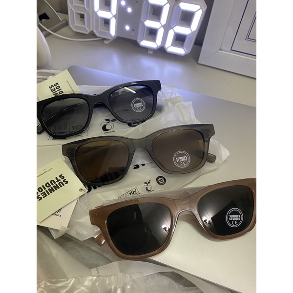 Kính mát Theo Sunnies Studios chống UV400 thời trang nam nữ gọng nhựa chính hãng