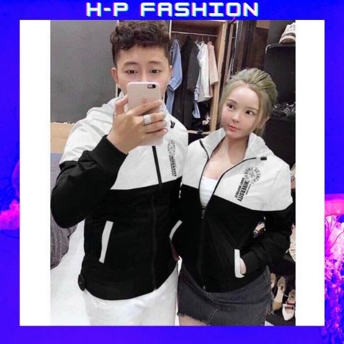 Áo Khoác Cặp Nam Nữ 🔵 𝐅𝐑𝐄𝐄 𝐒𝐇𝐈𝐏 🔵 Khoác Dù Nam - Nữ 2 Lớp Cao Cấp Có Túi Trong Tiện Lợi HpFashion - AKDC09