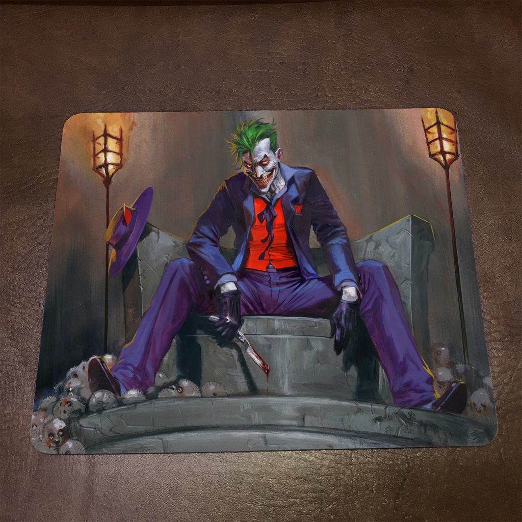 Lót chuột máy tính Marvel JOKER - Mẫu 3 Mousepad cao su êm ái, nhận in theo yêu cầu