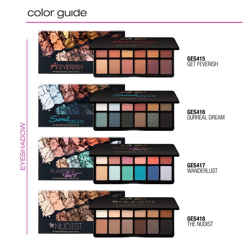 (hàng Mới Về) Bảng Phấn Mắt La Girl Fanatic Dành Cho Nữ | BigBuy360 - bigbuy360.vn