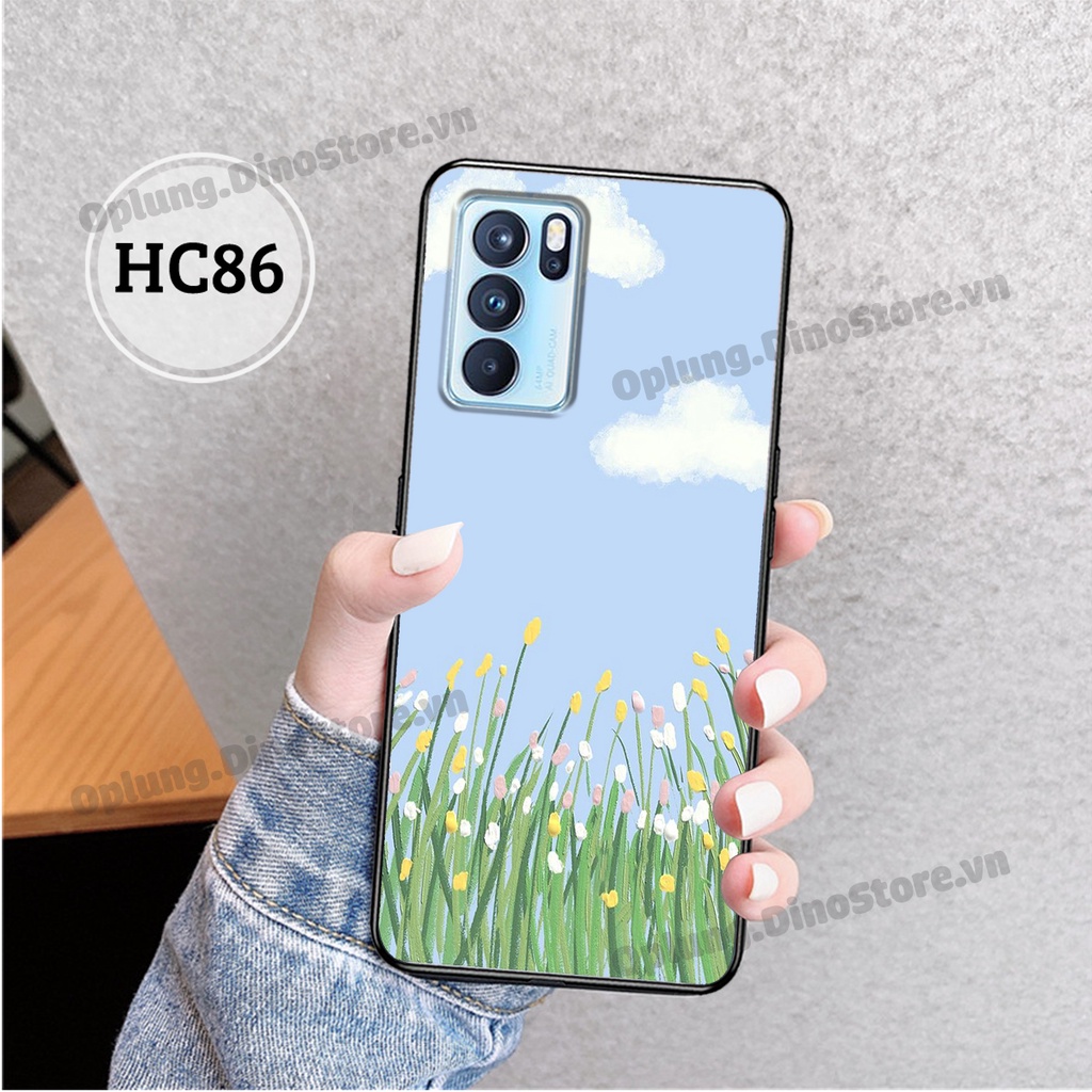 Ốp lưng Oppo Reno 6 / Reno 6Z / Reno 6 Pro in hình hoa vintage đơn giản cho mọi lứa tuổi dáng bo viền bảo vệ camera.