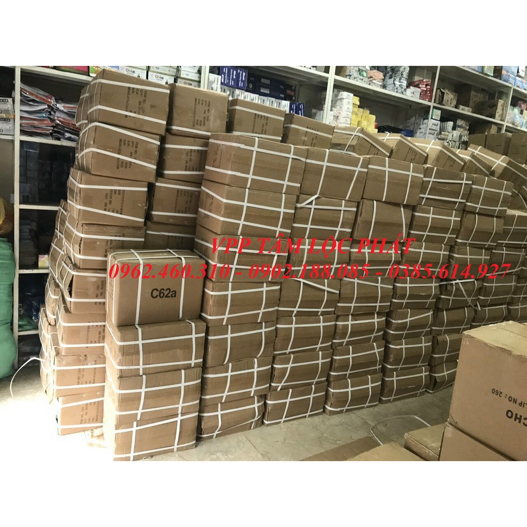SỈ 10 HỘP GHIM CÀI C62  - Kẹp tài liệu tam giác