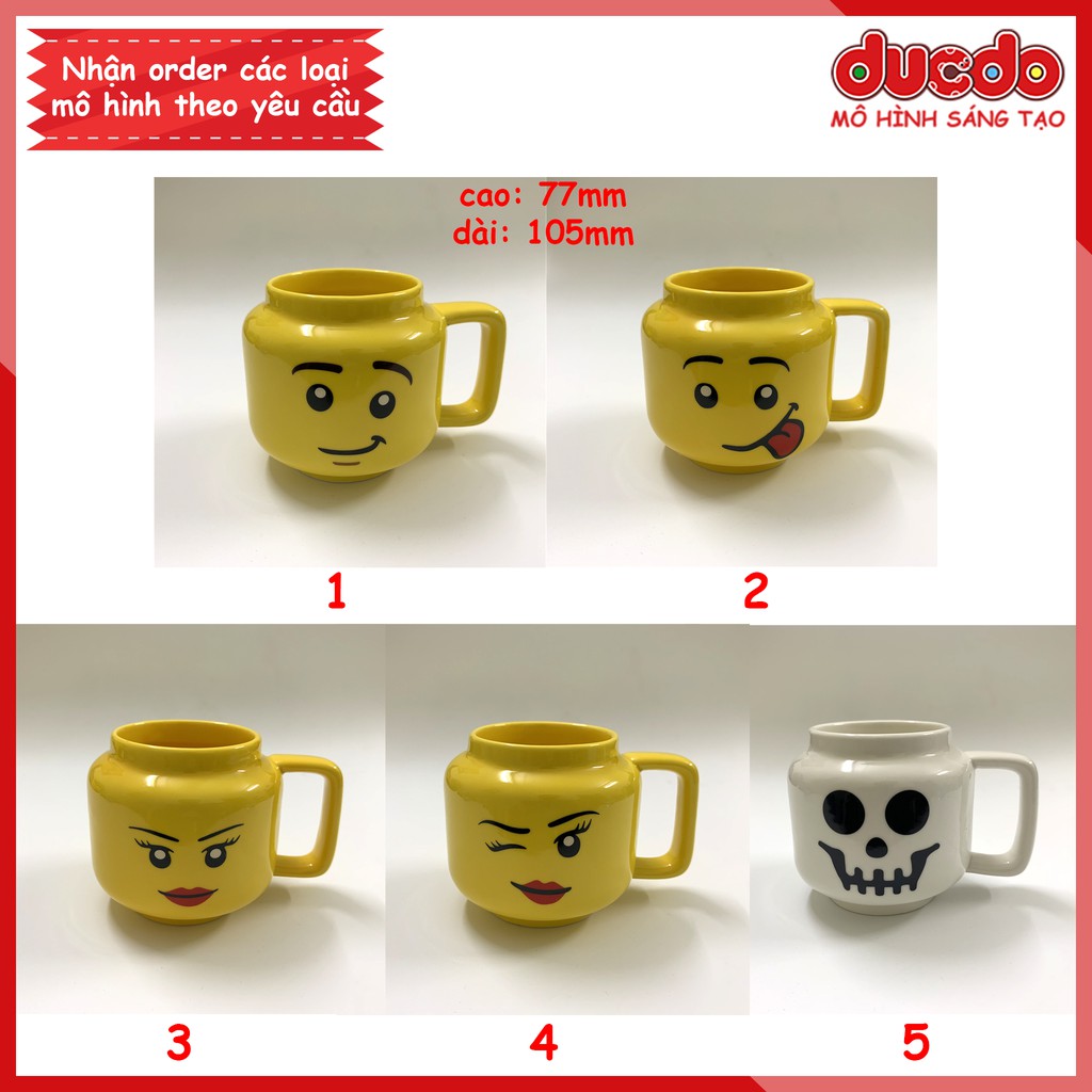 Cốc sứ ceramic minifigure các nhân vật tuyệt đẹp - Đồ chơi Lắp ghép Xếp hình Mô hình Mini Mug 853910