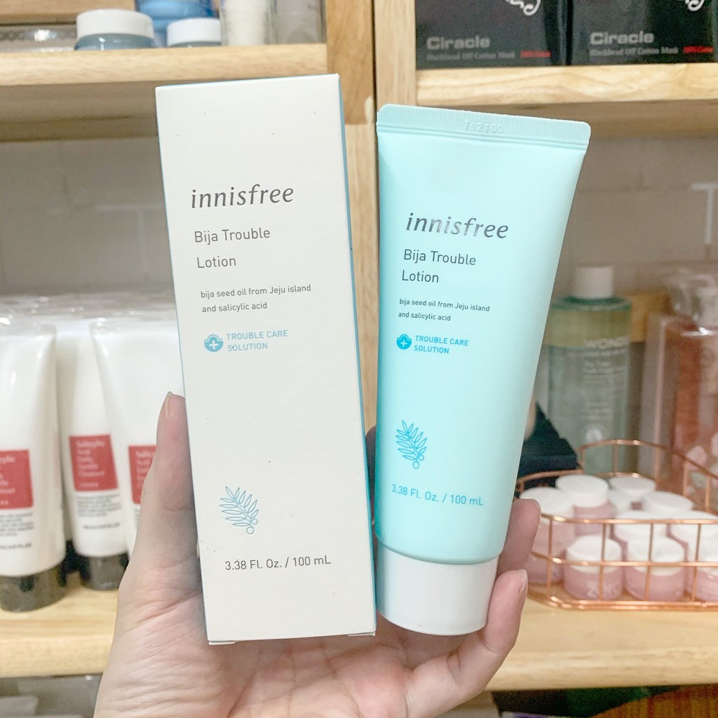 Sữa Dưỡng Da Mụn Innisfree Bija Trouble Lotion